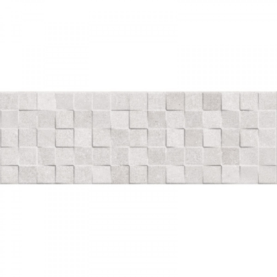 Cartago Decorado Cubik Gris 25×75  Ανάγλυφο διακοσμητικό πλακάκι γκ